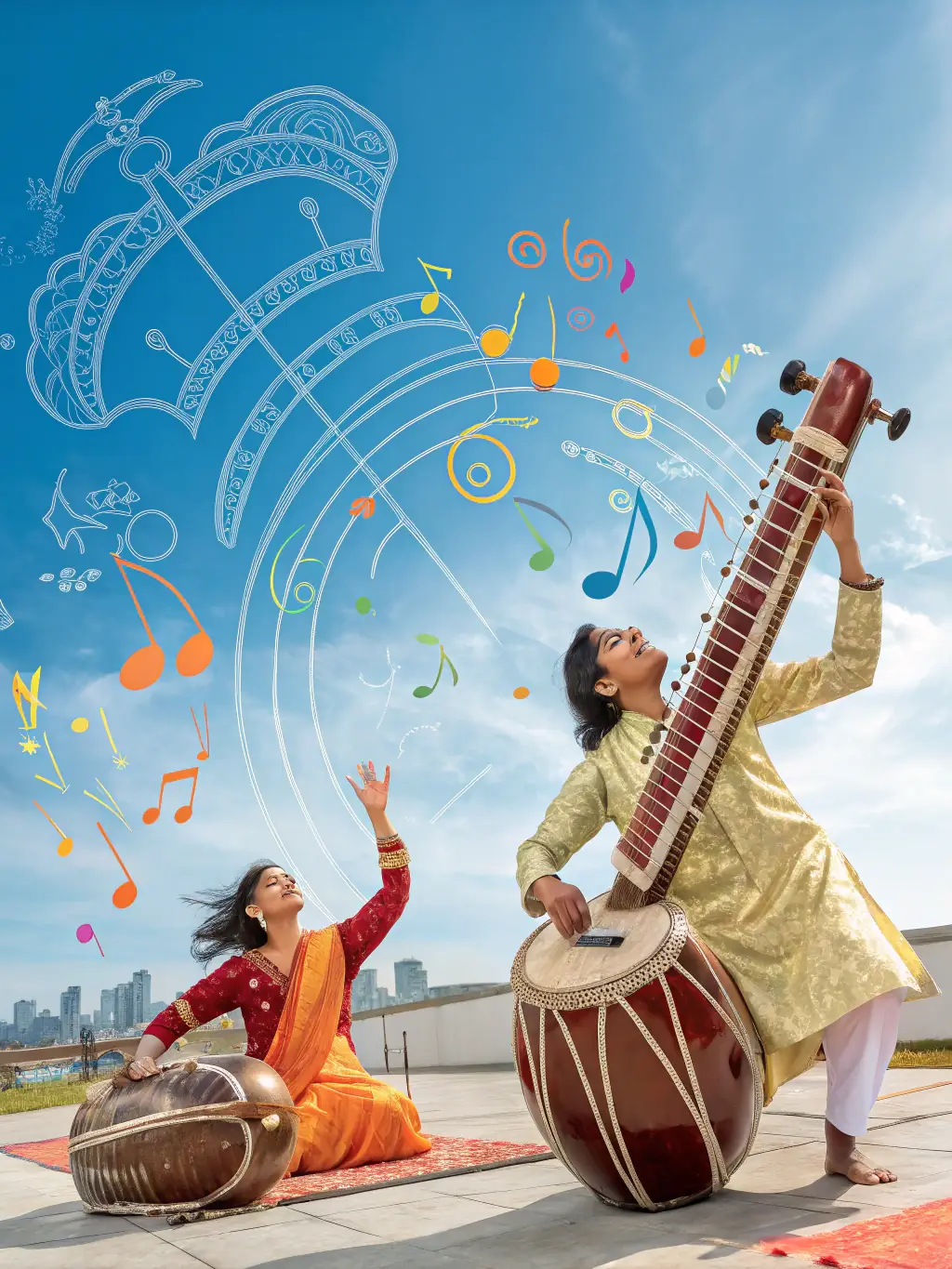 A promotional poster designed with the support of SPECTACLES EN RECOMMANDE, advertising a community arts festival featuring diverse performances and cultural activities.